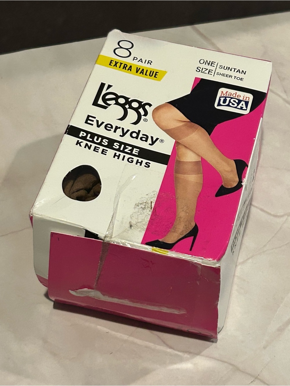 L’eggs Everyday Plus Size Knee Highs - Suntan